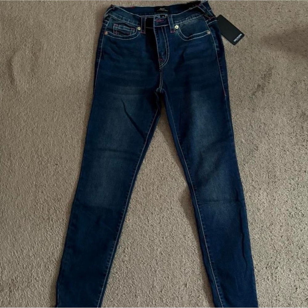 True Religion Dark Blue Skinny Jeans